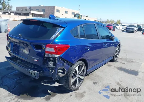 2018 Subaru Impreza 2.0I Sport из США, поврежденный, VIN 4S3GTAM67J3750232